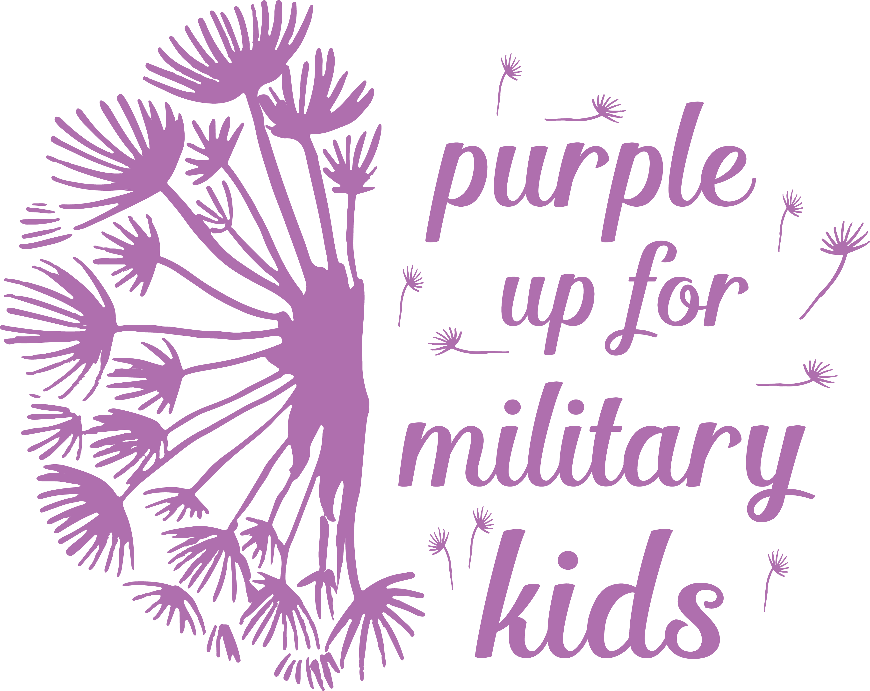 Month of the Military Child/Purple Up Shirts