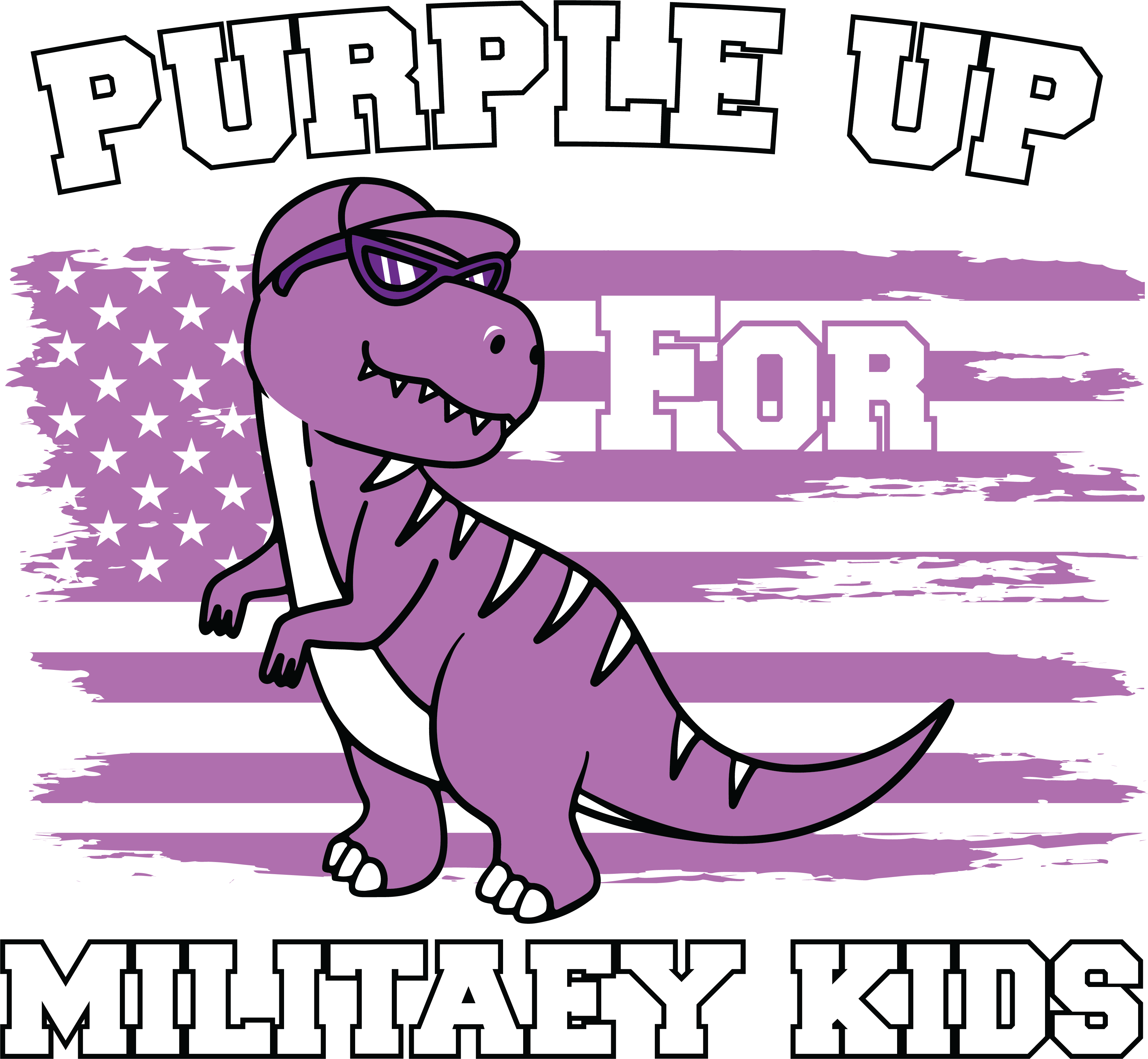Month of the Military Child/Purple Up Shirts