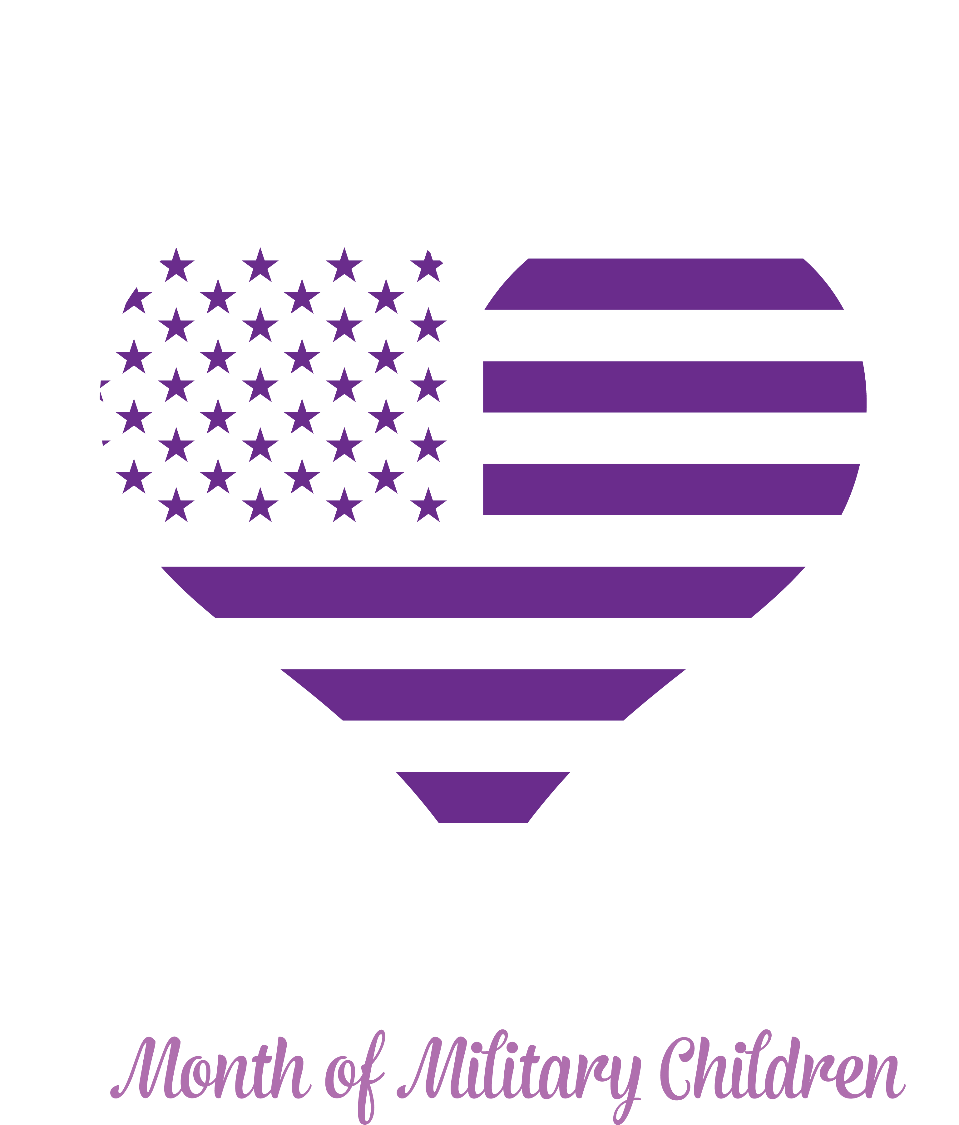 Month of the Military Child/Purple Up Shirts